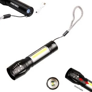 Rechargeable LED Flashlight Adjustable Focus With 3 Light Modes 1