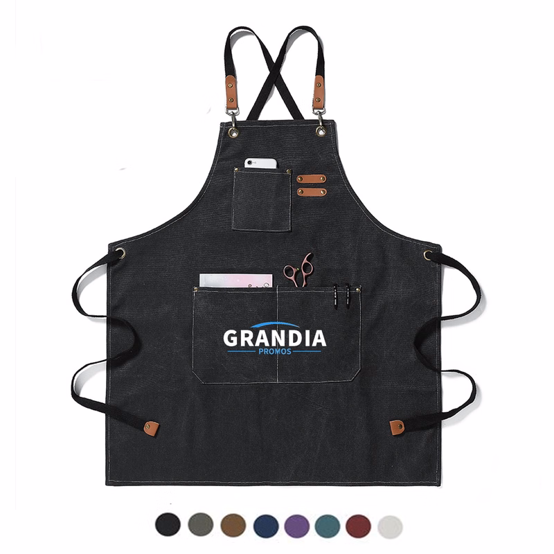 Kitch Style Washed Canvas Apron