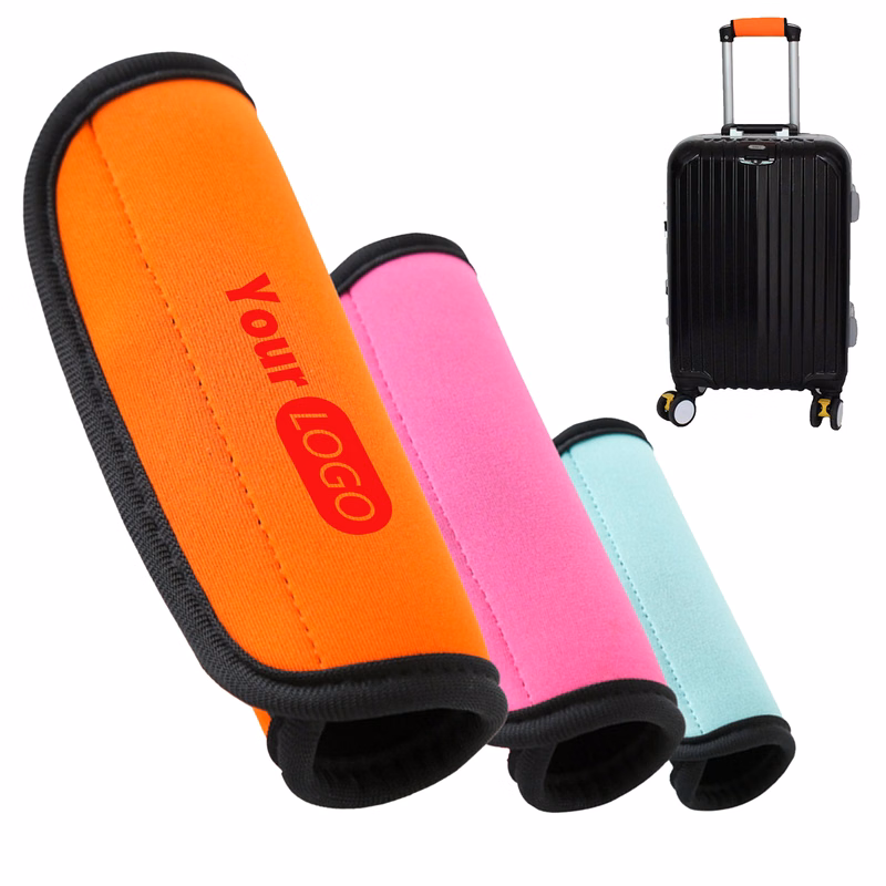 Neoprene Ergonomic Handle Wraps For Luggage With Easy-Spot Colors