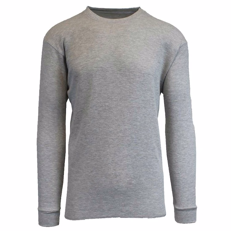 Men's Heavyweight Thermal Shirts - Heather Gray S-2X