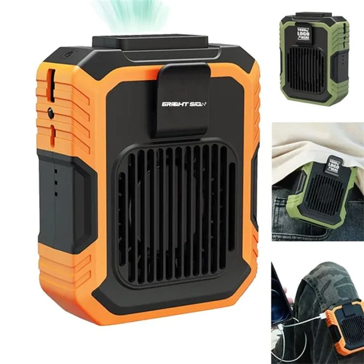 3-in-1 Belt Clip Fan with Flashlight & Power Bank 1