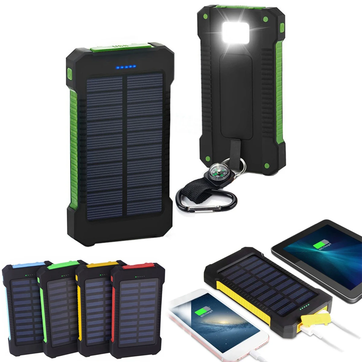 6000mAh Solar Power Bank 1