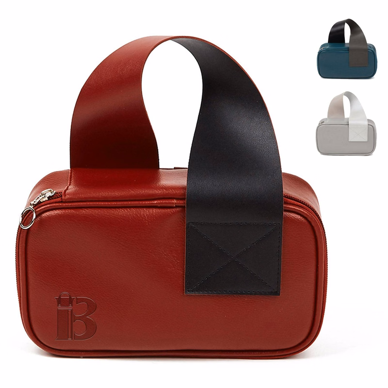 Fake Leather Handbag Makeup Bag