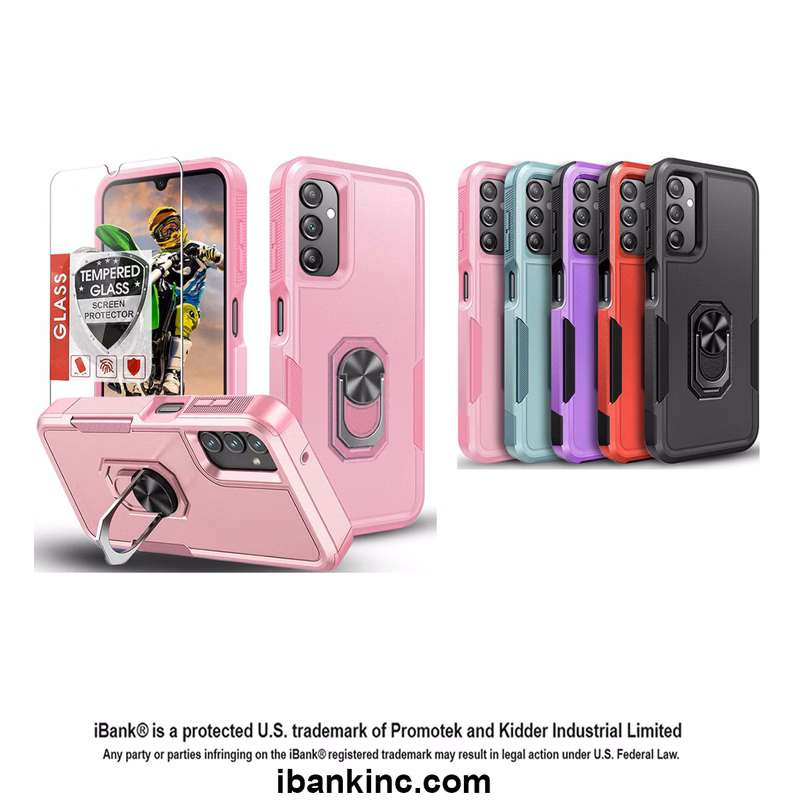 iBank ® Shockproof Case compatible with Galaxy A54/A55/A35/A71/A15/A16/A20