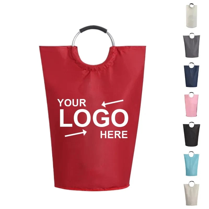 Collapsible Laundry Basket W/Handles 1