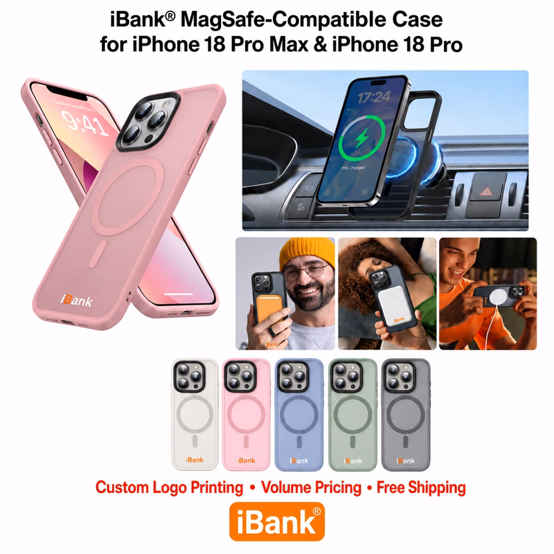 iBank ® MagSafe-Compatible Case for iPhone 17/16/15 Pro, Max, Air