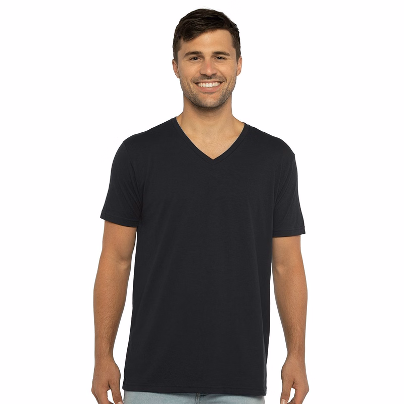 Unisex Sueded V-Neck Tee - 6440