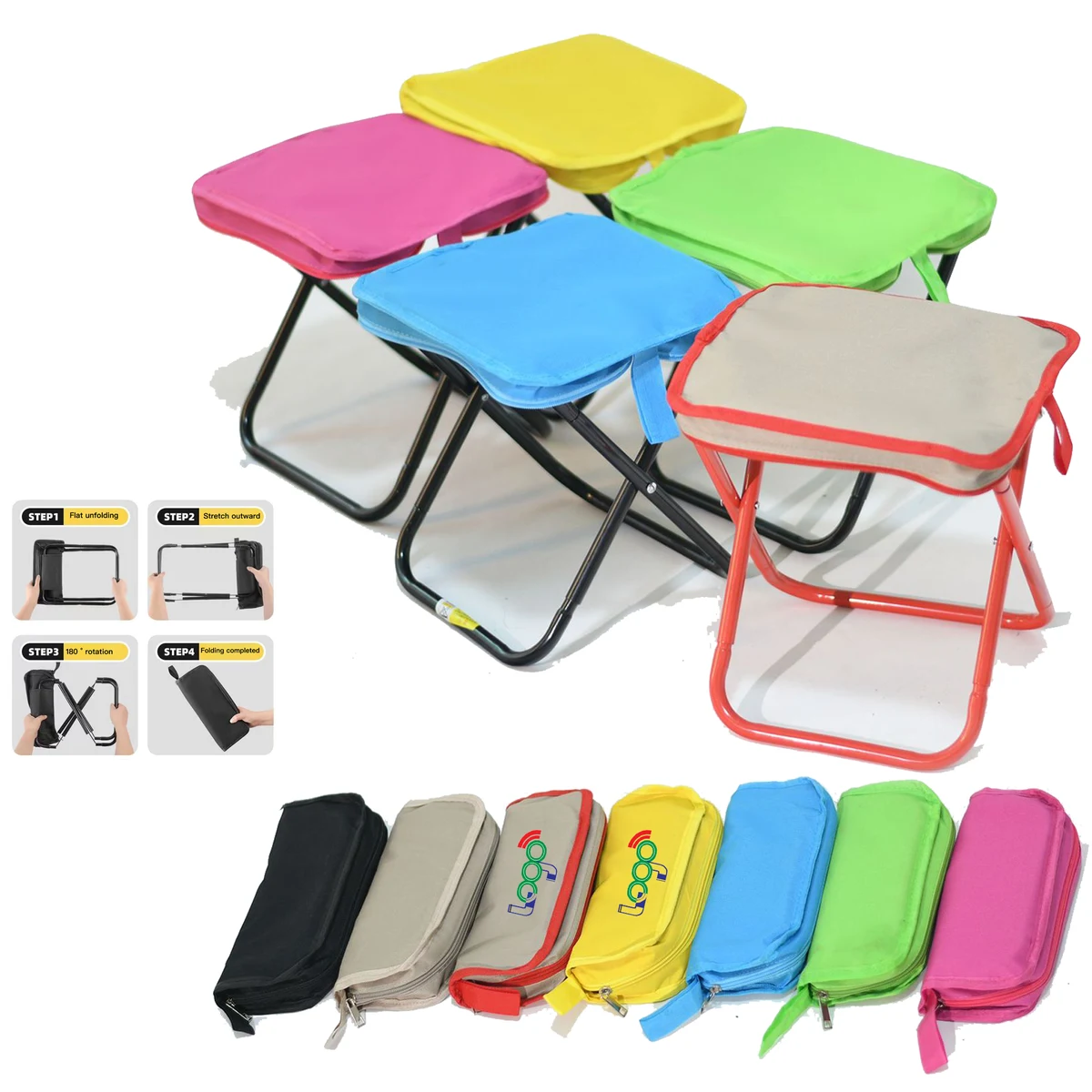 Portable Outdoor Folding Stool 1