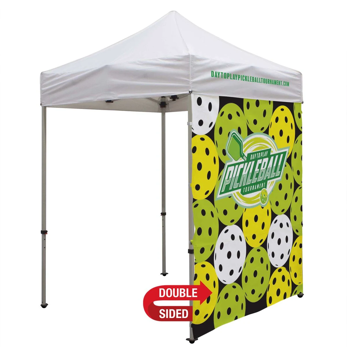 6' Tent Full Wall (Dye Sublimated, Double-Sided) 1