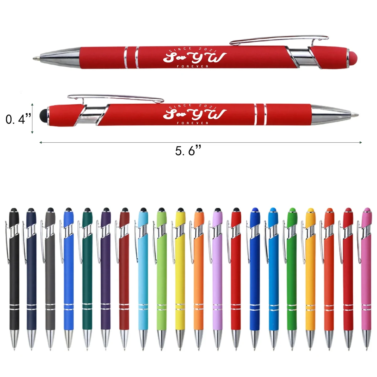 Stylus Pens - Black Ink 2 in 1 Capacitive 1