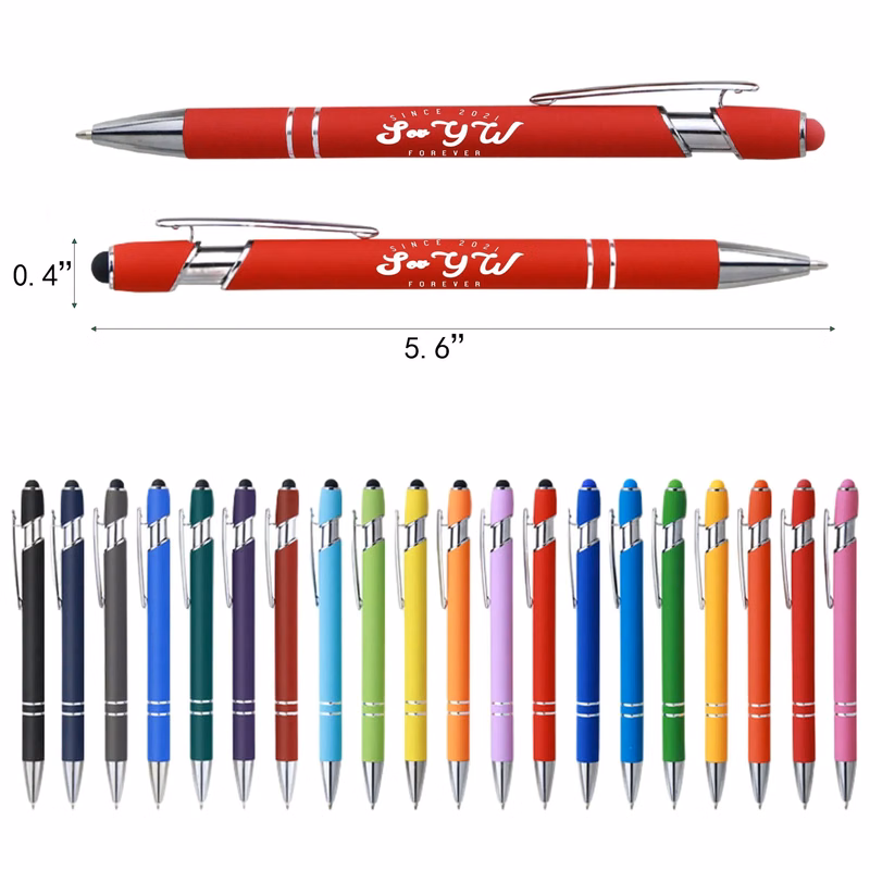 Stylus Pens - Black Ink 2 in 1 Capacitive