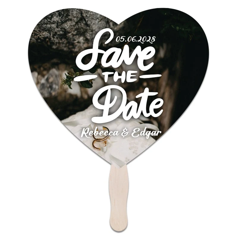 Heart Shape Hand Fans 1