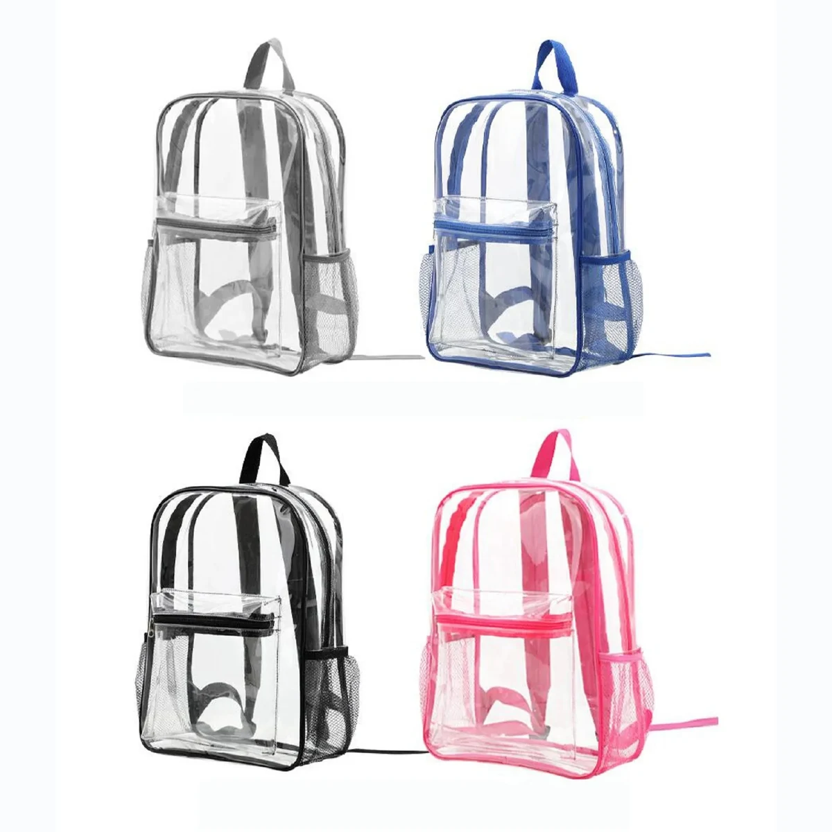 Waterproof Clear Transparent PVC Backpack 1
