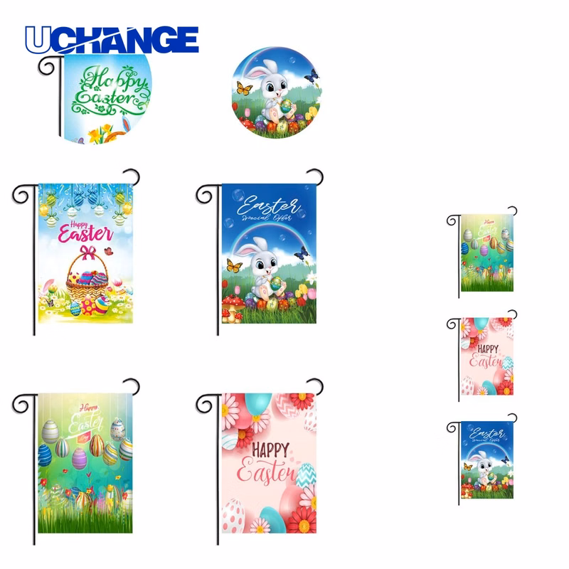 Double Sided Garden Banner Custom Print