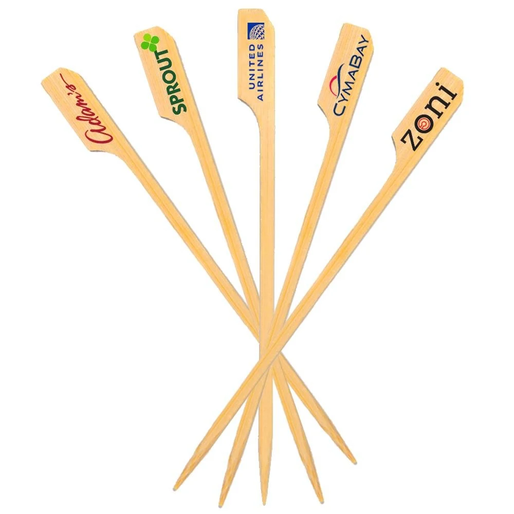4.75 Inch Custom Toothpicks - Boat Oar Picks - Color Printing 1