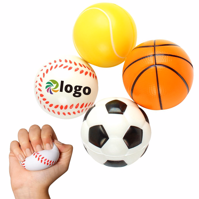 PU Soccer Basketball Tennis Model Stress Ball