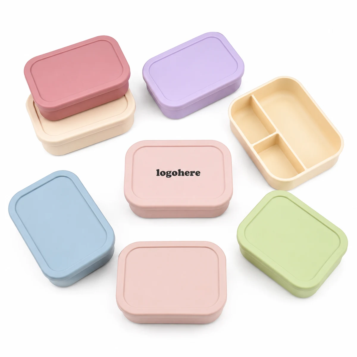 Reusable Silicone Lunch Container 1