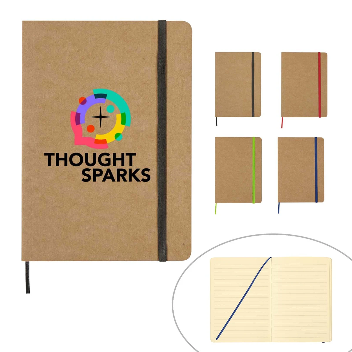 Jornikolor Eco Notebook with Recycled paper and strap 1