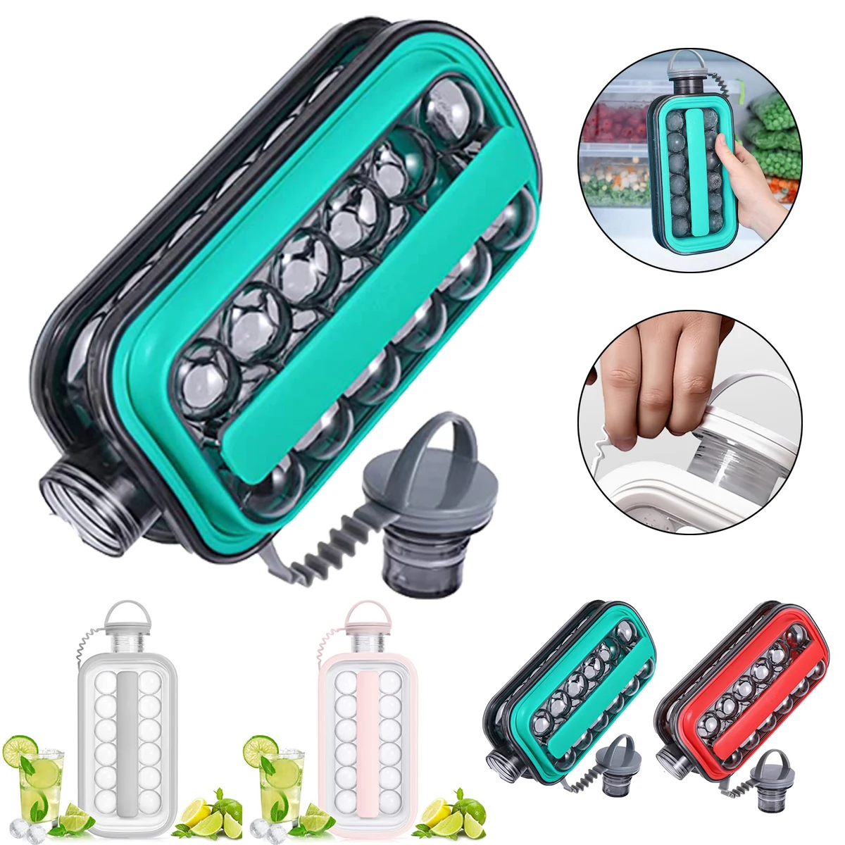 2 in 1 Portable Ice Ball Maker Kettle 1