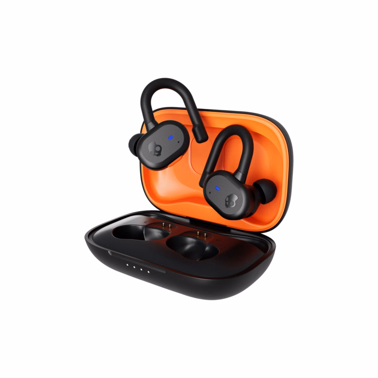 Skullcandy Push Active True Wireless Earbuds - True Black/Orange