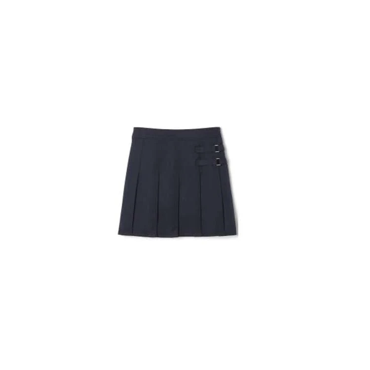 Girls' Pleated Skorts - Navy Size 4 1