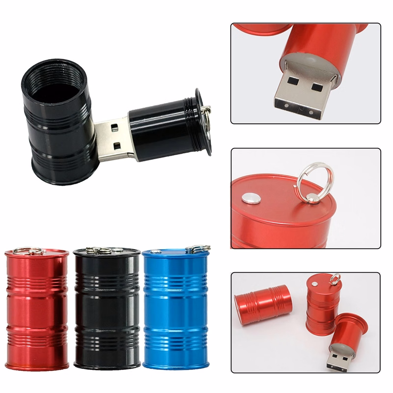 Mini Metal Barrel USB Drive