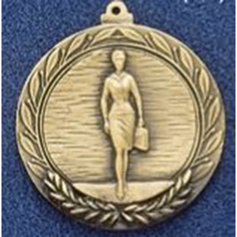 2.5" Stock Cast Medallion (Saleslady)