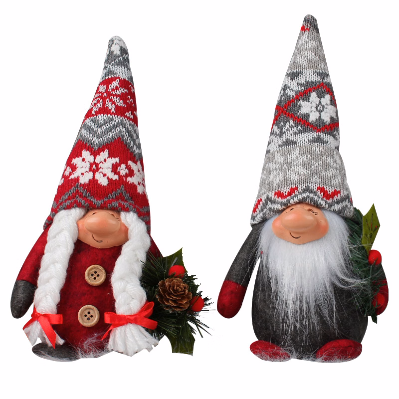 Knitted Hat Big Nose Doll