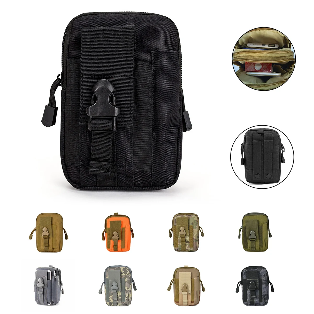 Camouflage Tactical Waist Pack Pouch 1