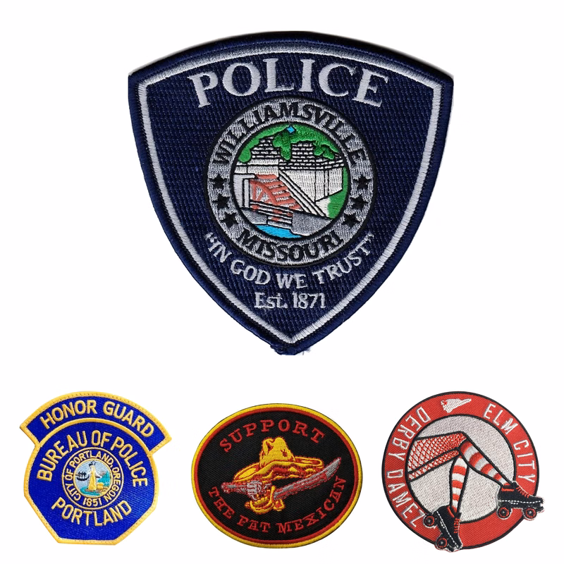 Woven Custom Patches - 3.5". Inquire for more sizes.
