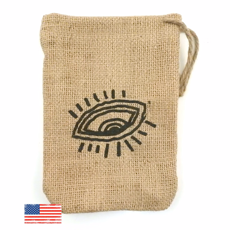 Sweet Treats Jute/Burlap Drawstring Bag 5X7"