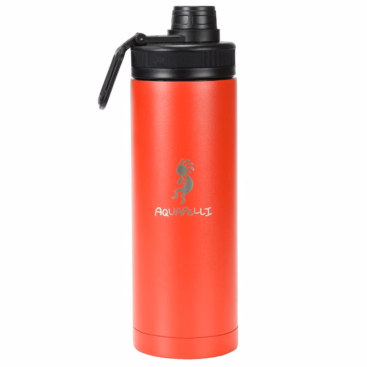 Vacuum Insulated Water Bottles with Spout - 18 oz Red
