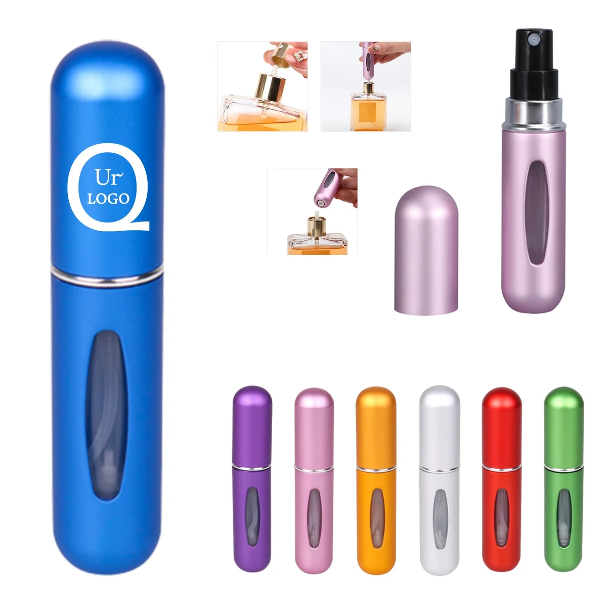 3.19 X 0.67 Inch 0.17Oz Perfume Spray Bottle 1
