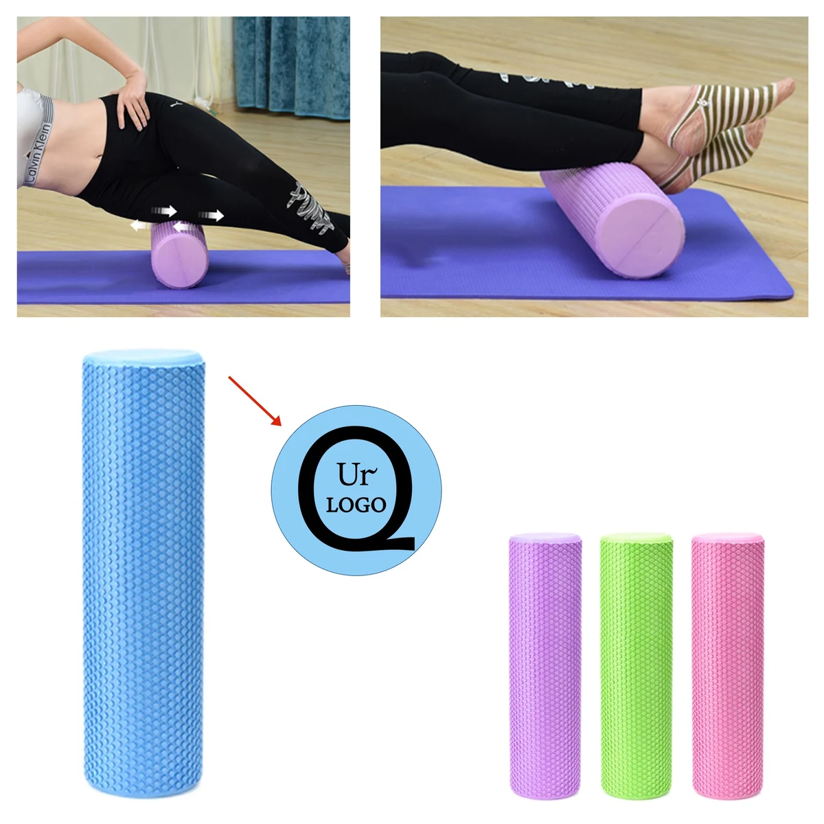 23Inch X 6Inch Yoga Foam Roller 1