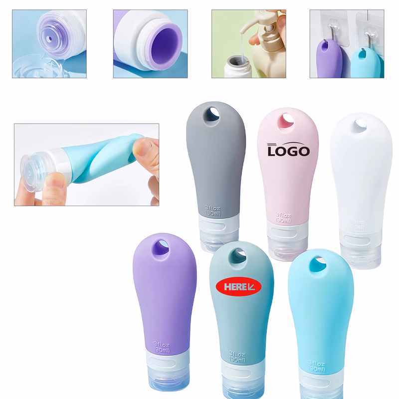 Silicone Squeeze Dispensing Bottle Set Free Shipping