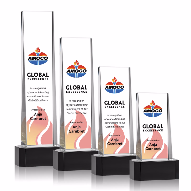 Milnerton VividPrint™ Award on Base - Black