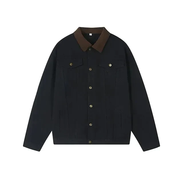 Men's Cotton Canvas Jacket with Pockets 1