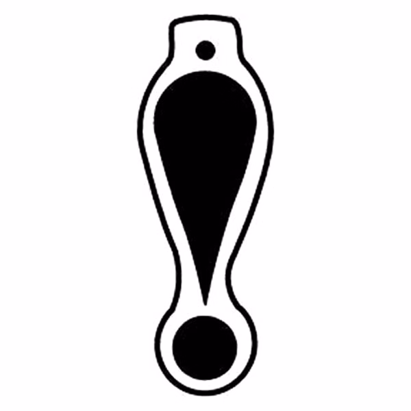 Exclamation Point Key Tag - Spot Color