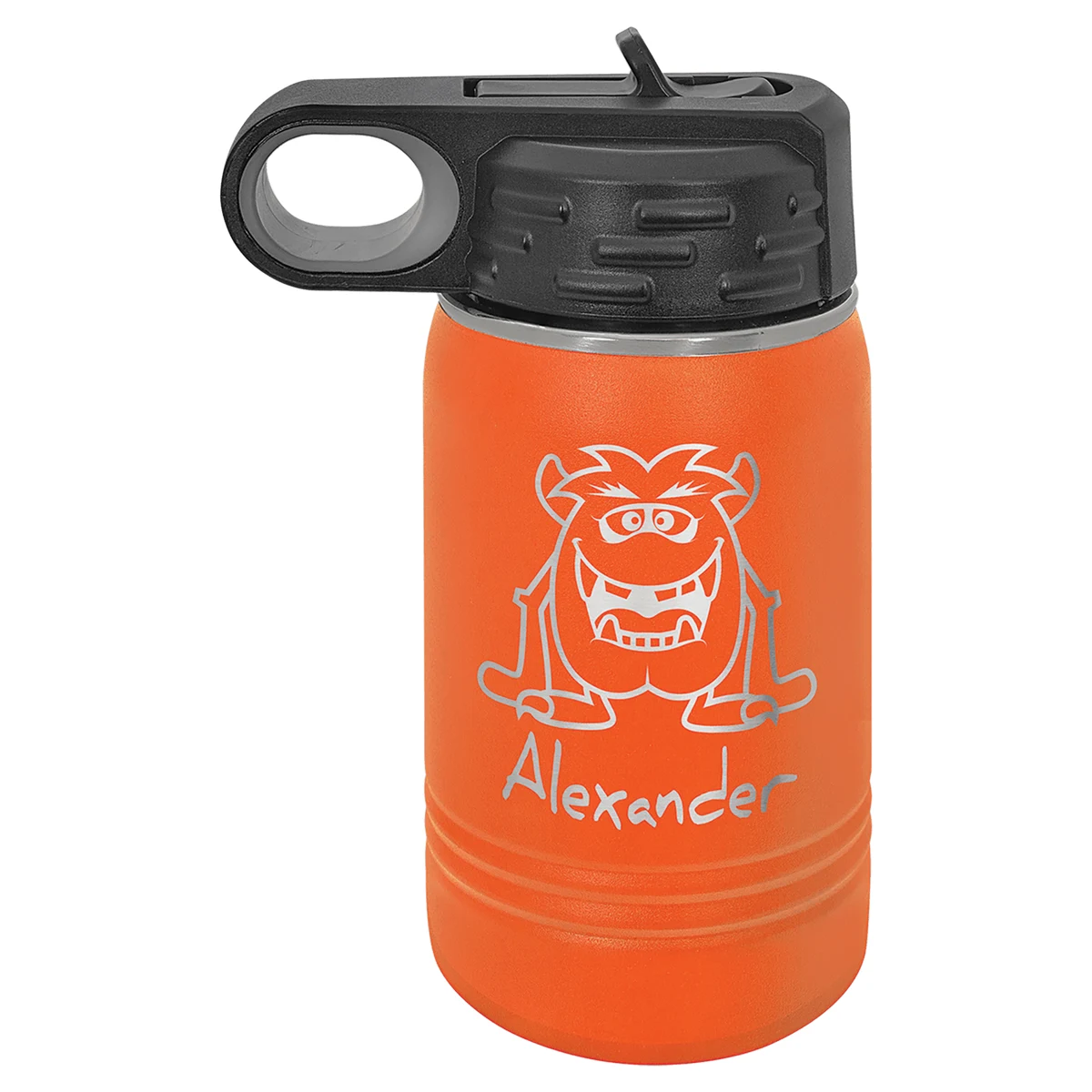 Polar Camel 12 oz. Orange Water Bottle 1