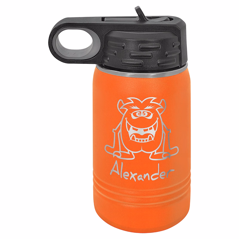 Polar Camel 12 oz. Orange Water Bottle