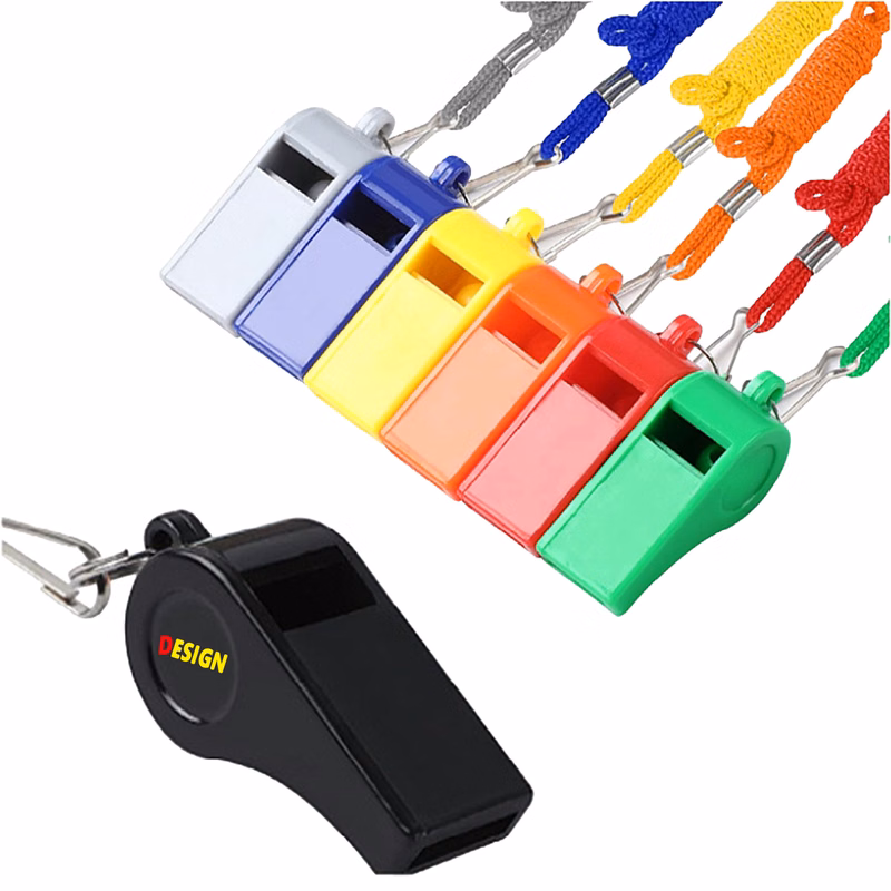 Multicolor ABS Plastic Whistle Outdoor Survival Referee