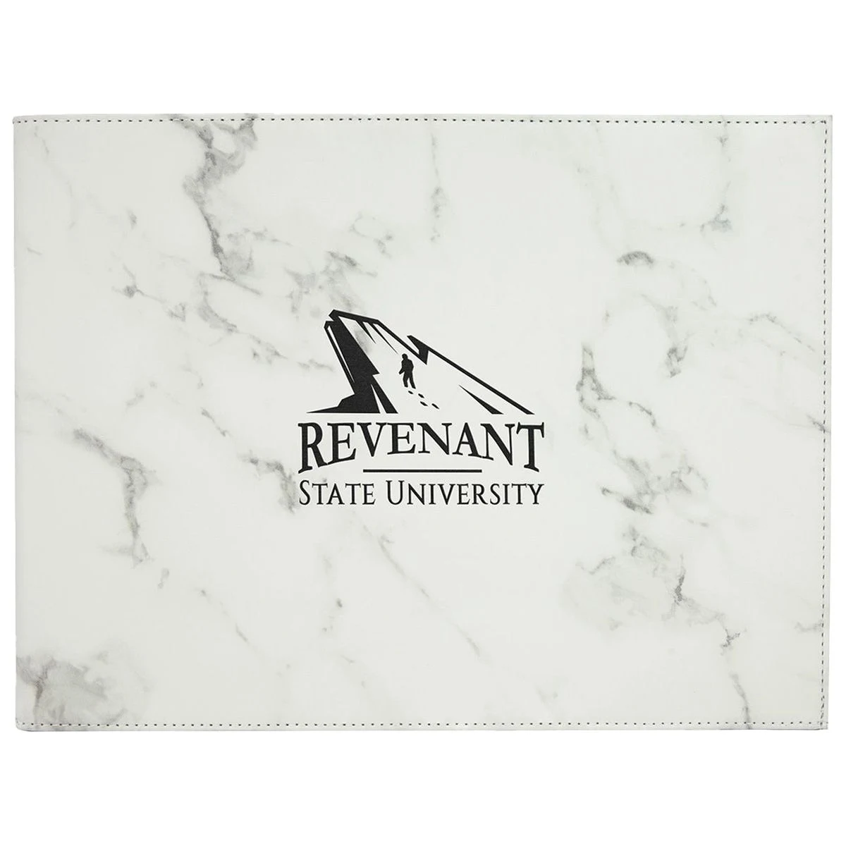White Leatherette Certificate Holder 1