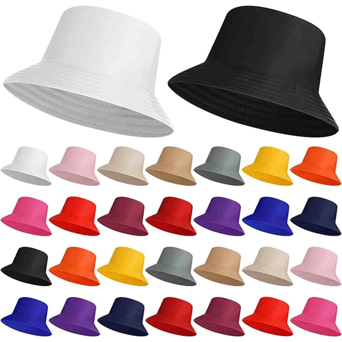 Unisex Athletic Bucket Hat Solid Colors 1