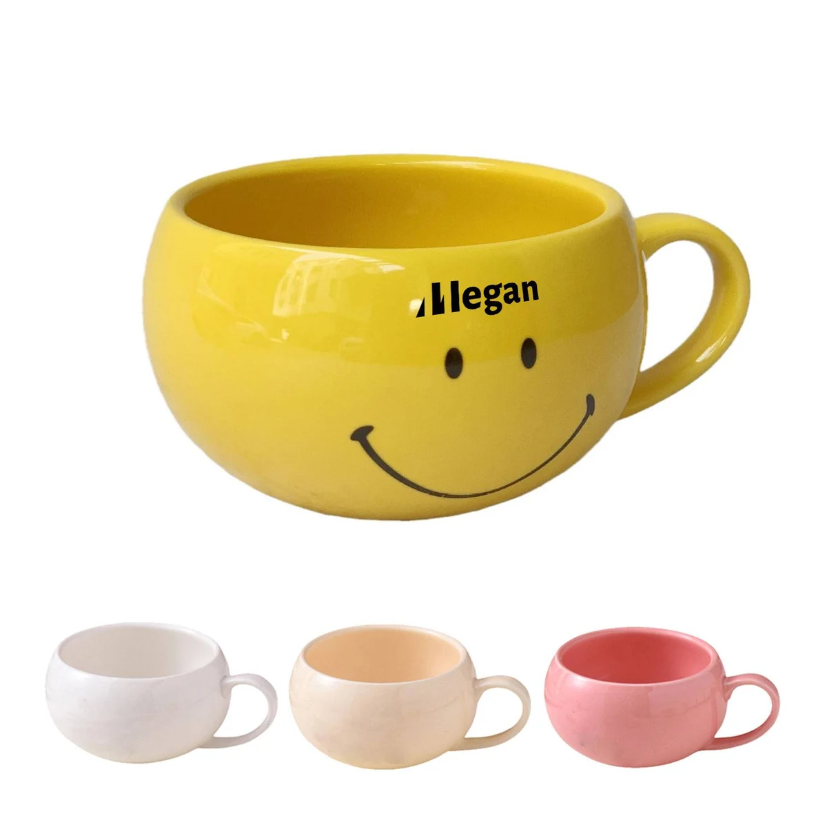 11oz Children's Breakfast Milk Oatmeal Ceramic Ball Cup 1