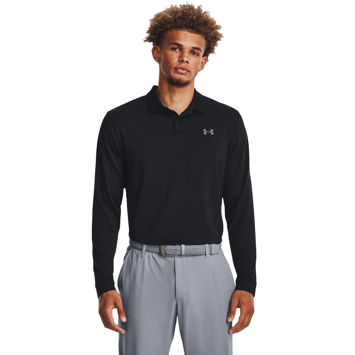 UA Matchplay Men's Long Sleeve Polo 1