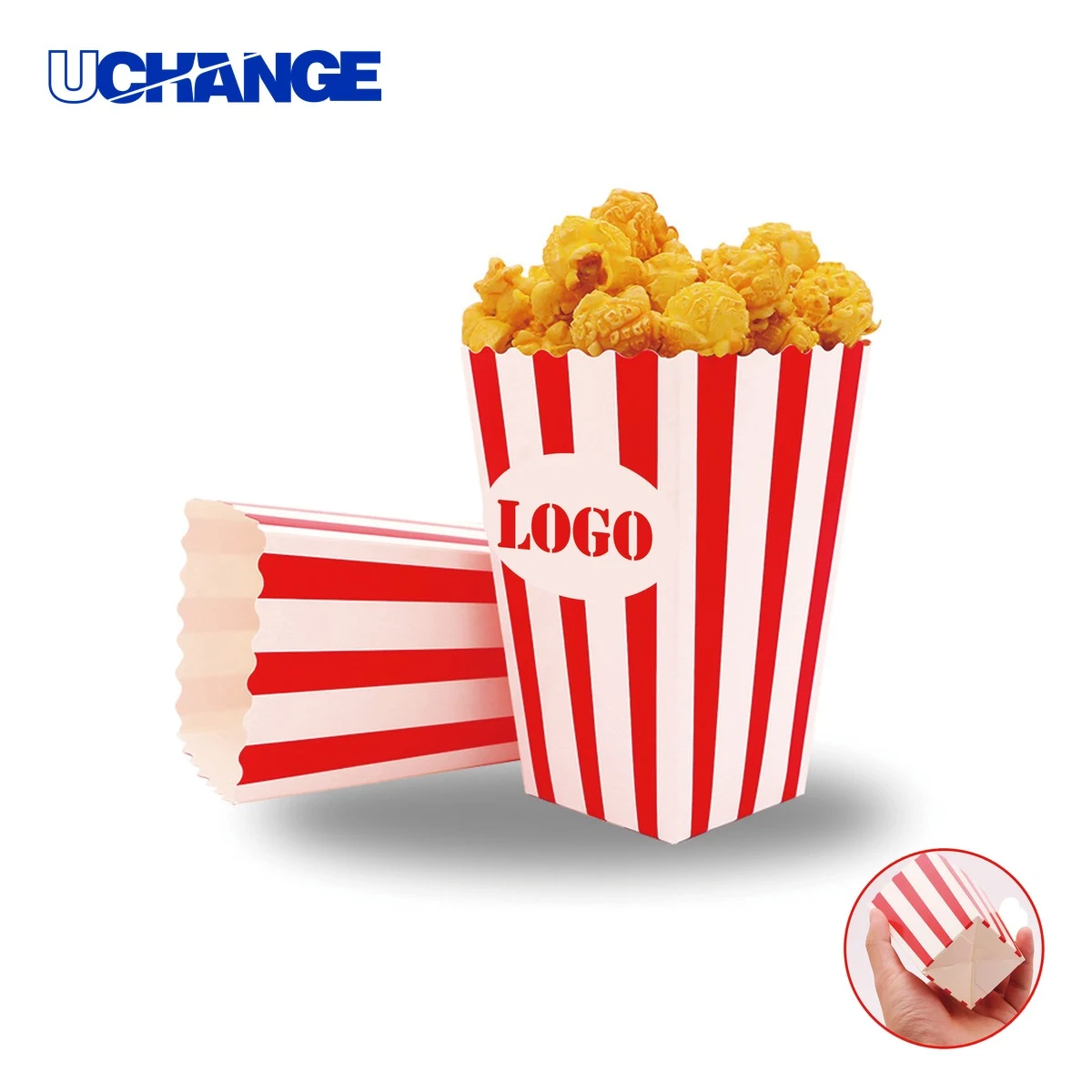 Open Top Popcorn Box for Concessions 1