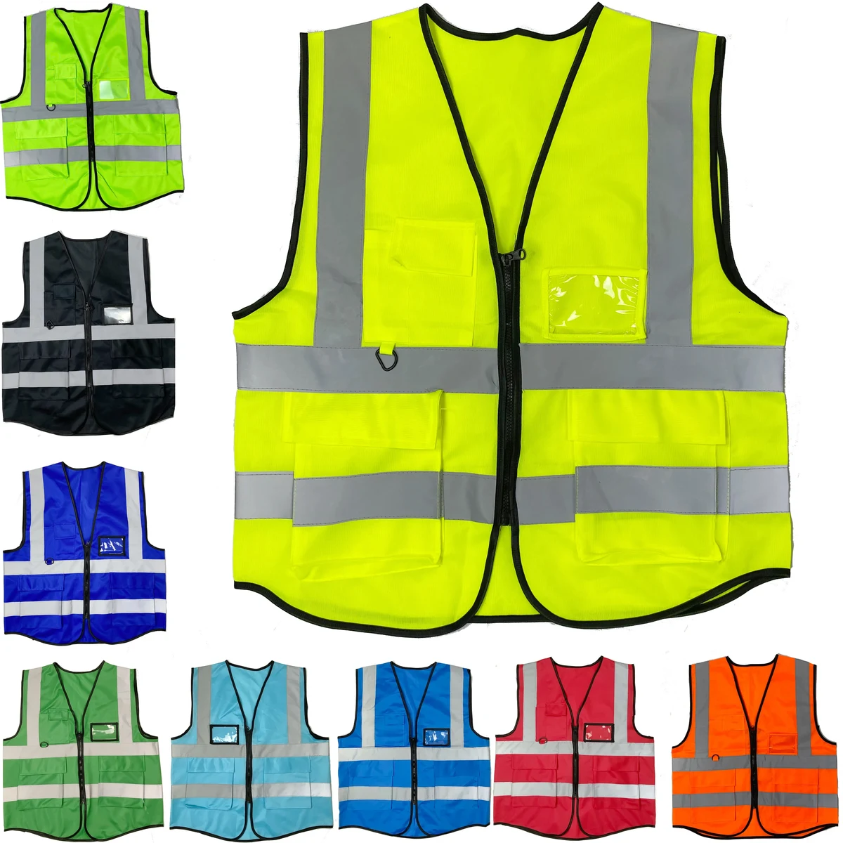 Mesh Breathable Reflective Adult Safety Vest 1