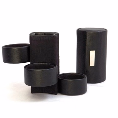 Roll-up Jewelry Box with 3-level