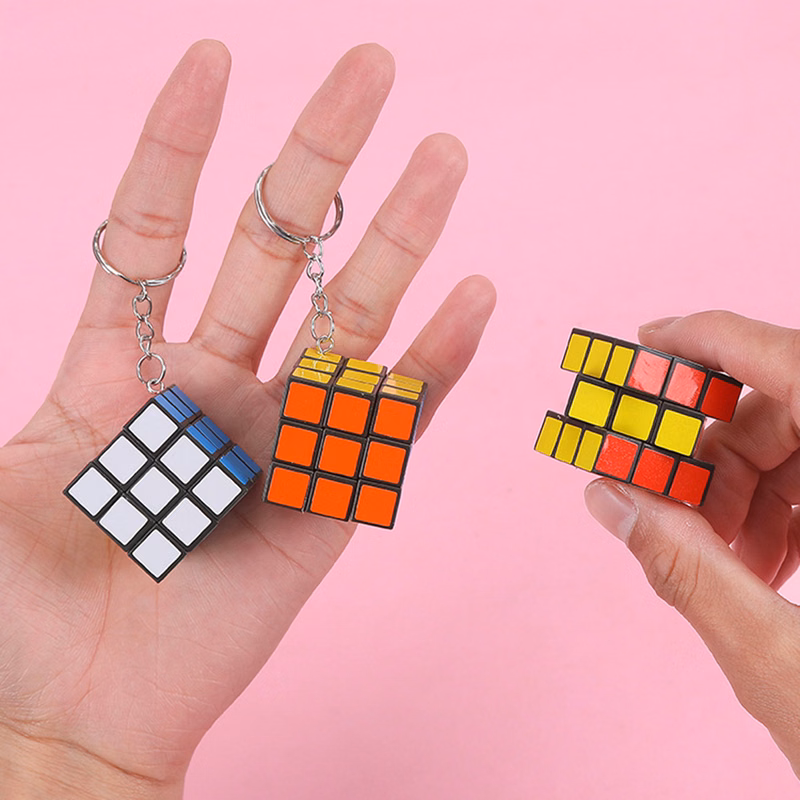 3x3 Speed Cube Keychains