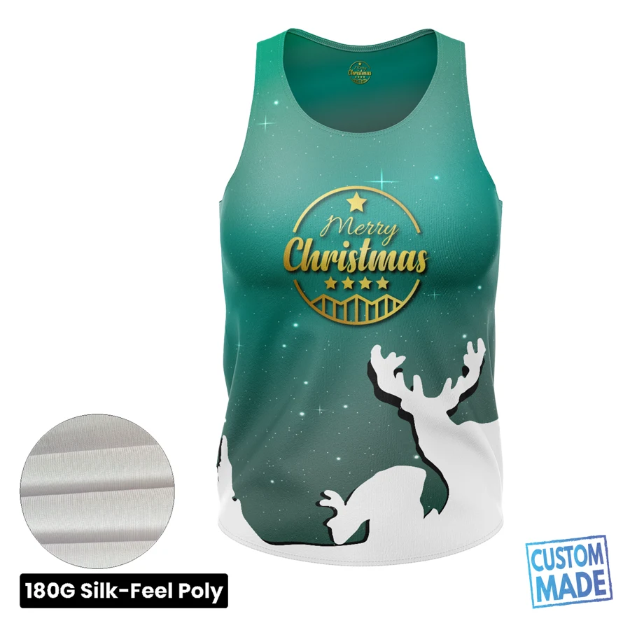 Women's Sublimation Jersey Style Tank Top - 180G Silk-Feel 1